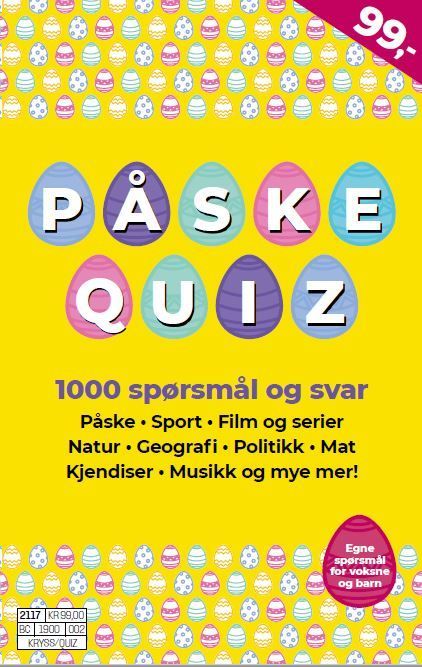 Påskequiz : 1000spørsmål og svar