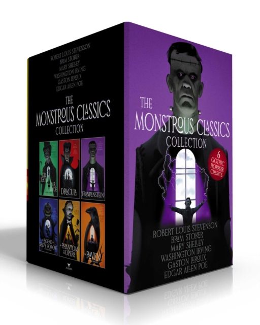 The Monstrous Classics Collection (Boxed Set) : Dr. Jekyll and Mr. Hyde & Other Stories; Dracula; Frankenstein; The Legend of Sleepy Hollow & Other Stories; The Phantom of the Opera; The Raven & Other Writings