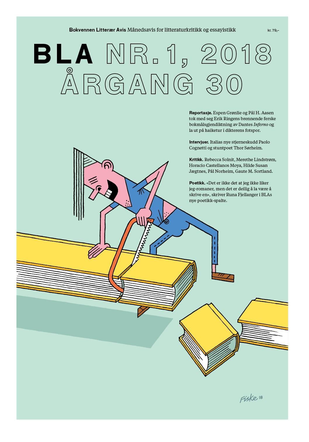 BLA - Bokvennen litterær avis. Nr. 1 2018