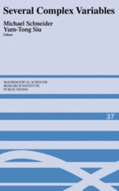 Several Complex Variables