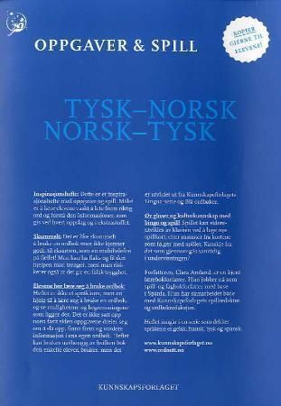Oppgaver & spill : tysk-norsk, norsk-tysk