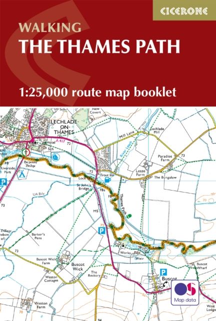 The Thames Path Map Booklet : 1:25,000 OS Route Map Booklet