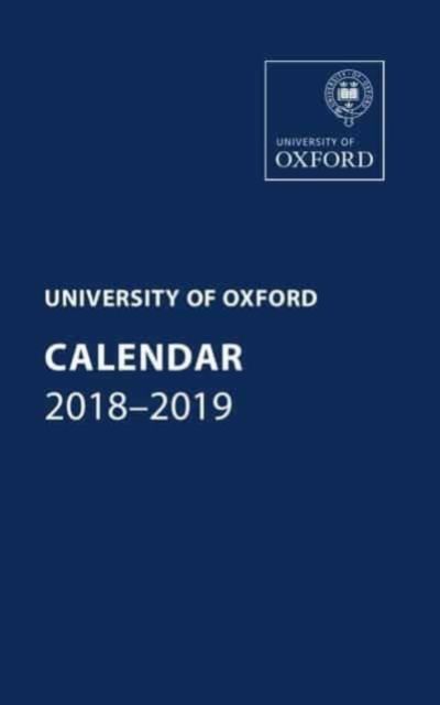 University of Oxford Calendar 2018-2019