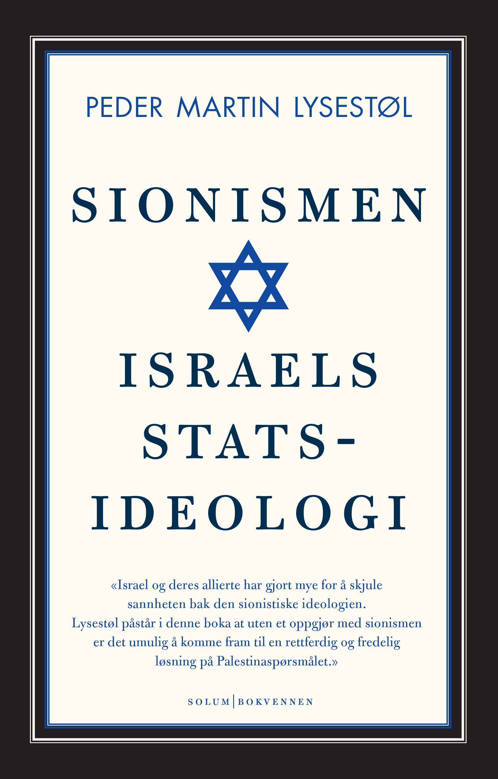 Sionismen : Israels statsideologi