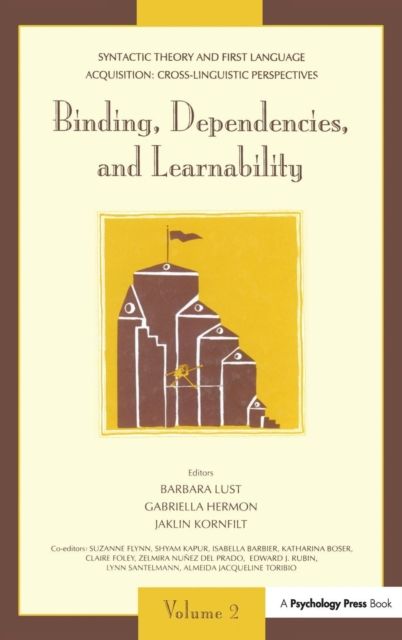 Syntactic Theory and First Language Acquisition : Cross-linguistic Perspectives -- Volume 1: Heads, Projections, and Learnability -- Volume 2: Binding, Dependencies, and Learnability
