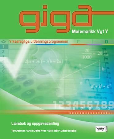 Giga : matematikk Vg1Y : yrkesfaglege utdanningsprogram : lærebok og oppgåvesamling