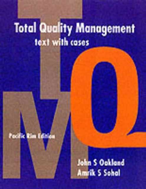 Total Quality Management Text with cases