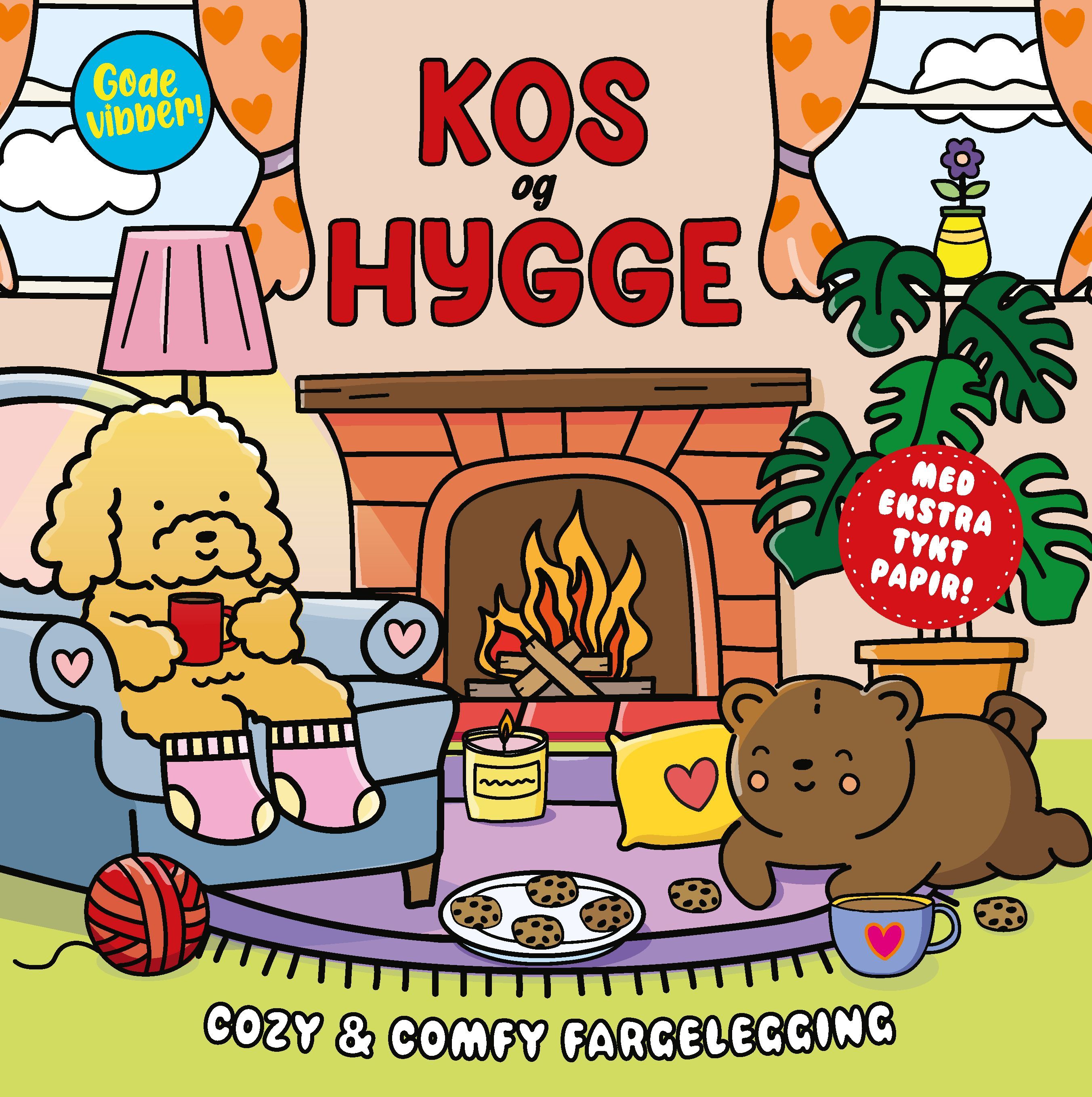 Kos og hygge : cozy & comfy fargelegging