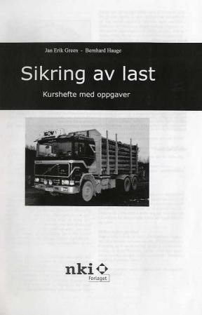 Sikring av last : kurshefte med oppgaver
