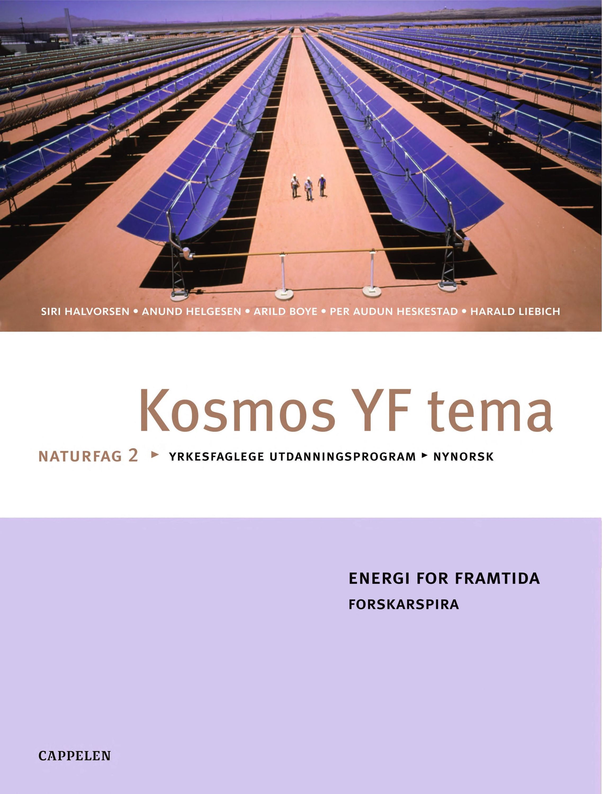 Kosmos YF tema : energi for framtida : naturfag 2 : naturfag for yrkesfaglege utdanningsprogram i den videregåande skulen : vg1