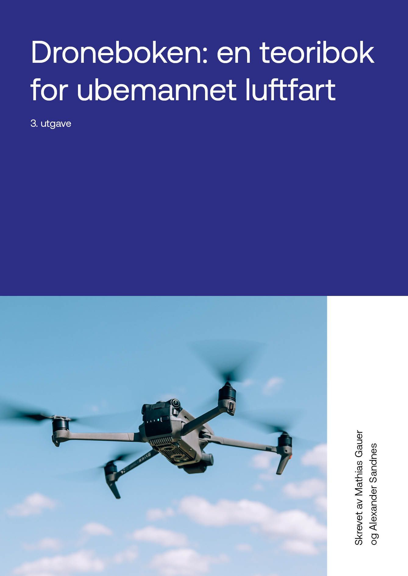 Forsidebilde av Droneboken : en teoribok for ubemannet luftfart