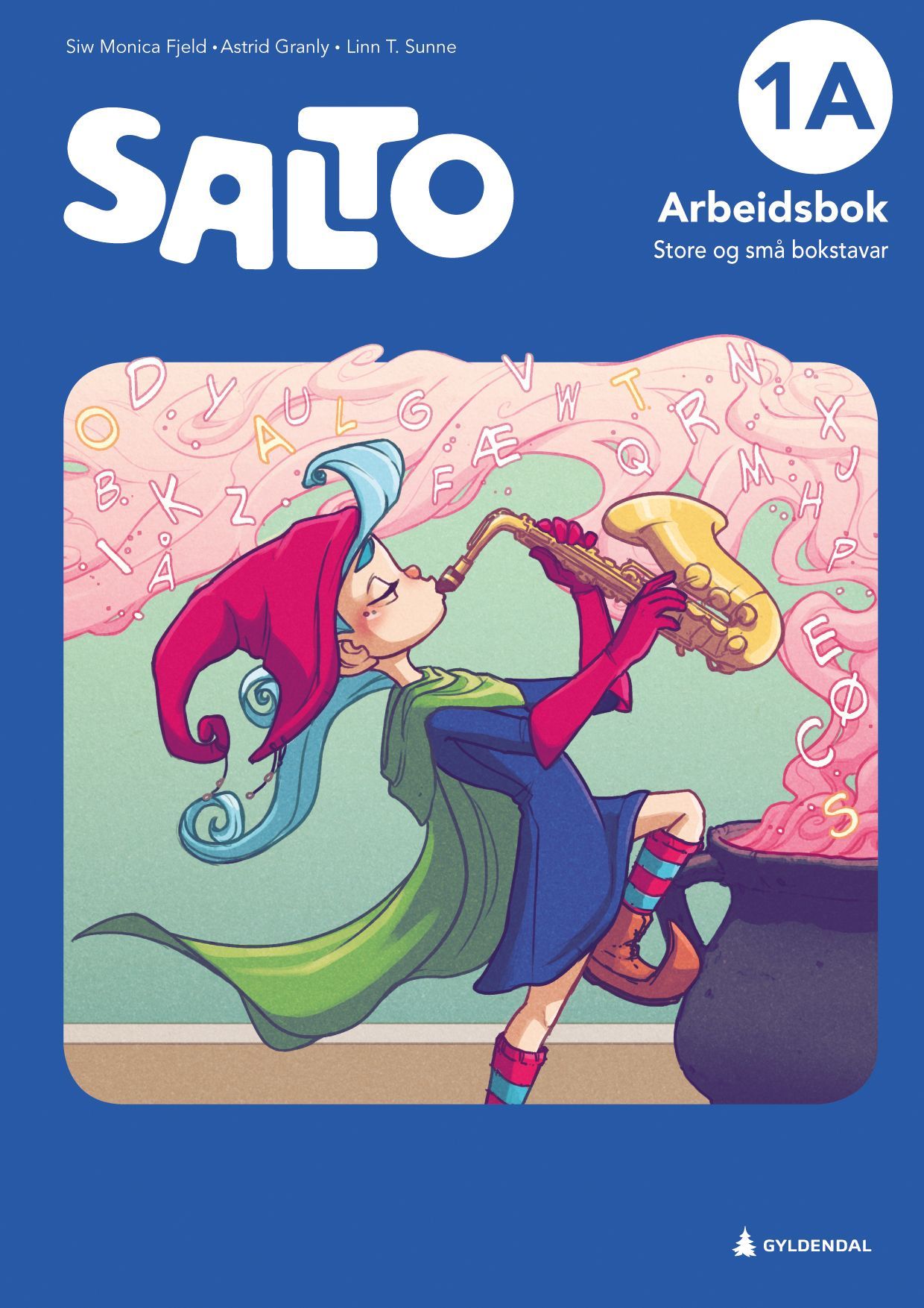 Salto 1A, 2. utg. : norsk for barnesteget. Arbeidsbok : store og små bokstavar