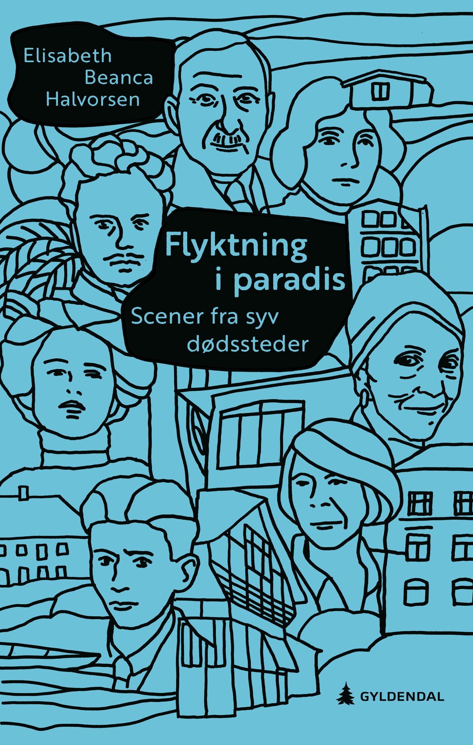 Flyktning i paradis : scener fra syv dødssteder : prosa