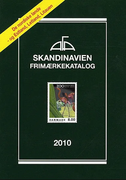 Forsidebilde av AFA Skandinavien frimærkekatalog 2010
