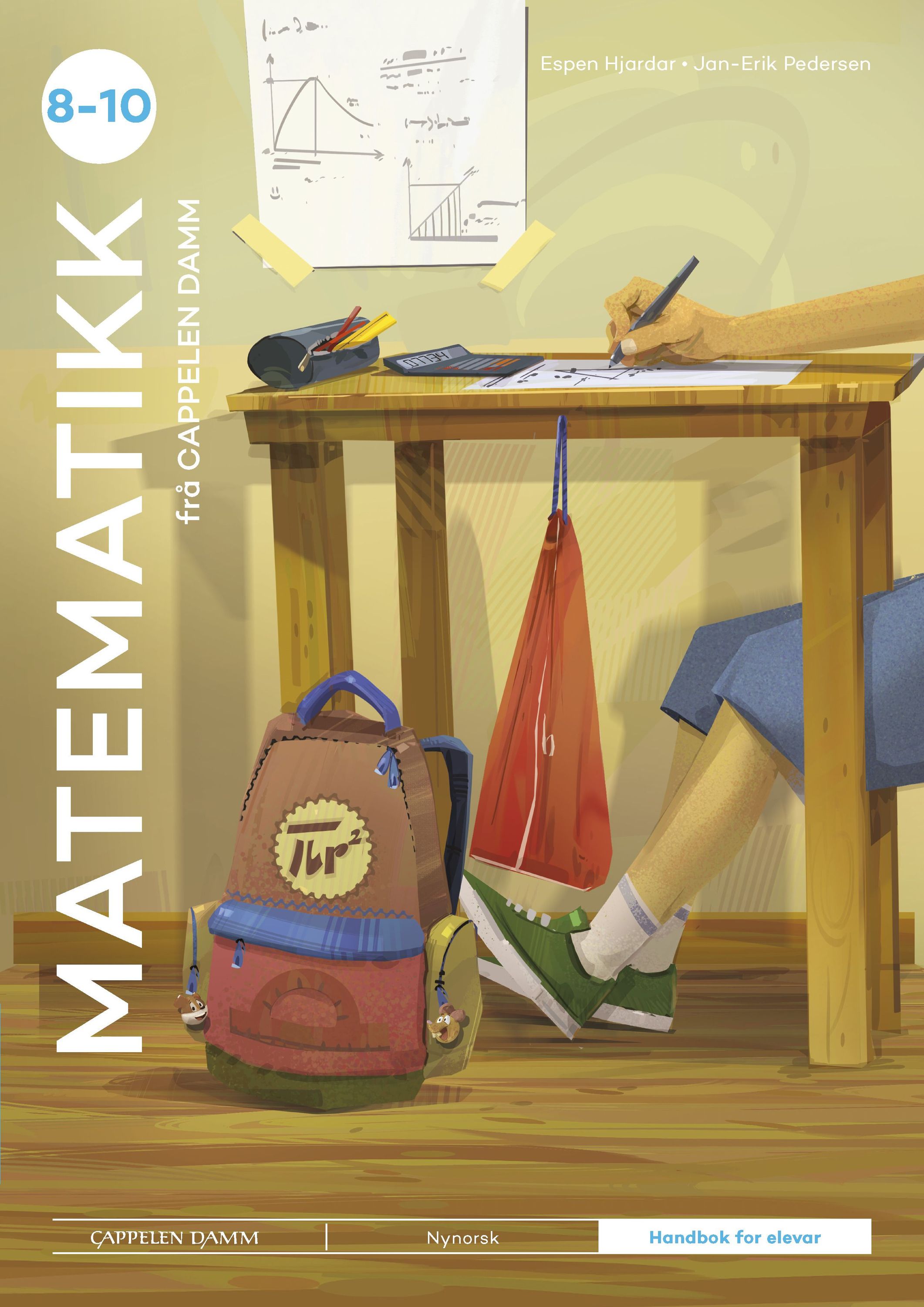 Matematikk 8-10 frå Cappelen Damm. Handbok for elevar