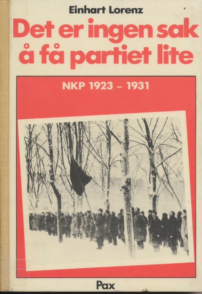 Det er ingen sak å få partiet lite