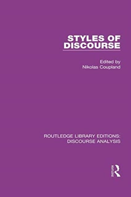 Styles of Discourse