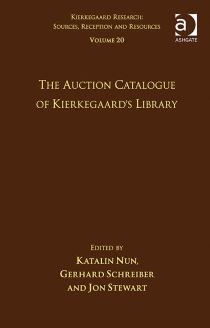 Volume 20: The Auction Catalogue of Kierkegaard's Library