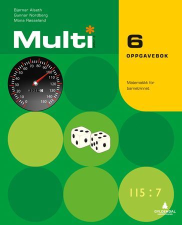 Multi 6, 2. utgåve : matematikk for barnesteget. Oppgåvebok