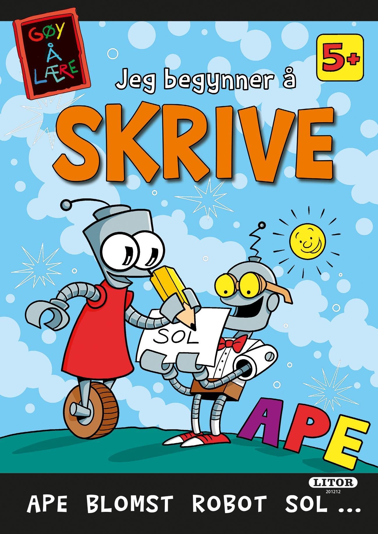 Jeg begynner å skrive