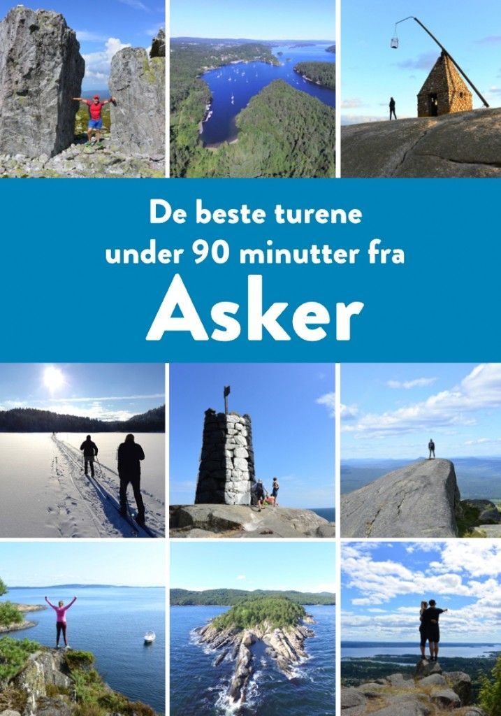 De beste turene under 90 minutter fra Asker
