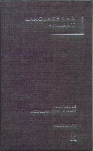 Language and Thought