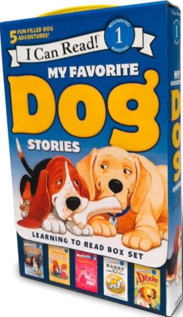 Forsidebilde av My Favorite Dog Stories: Learning to Read Box Set : A Box of 5 Favorite Dog Books for Beginning Readers