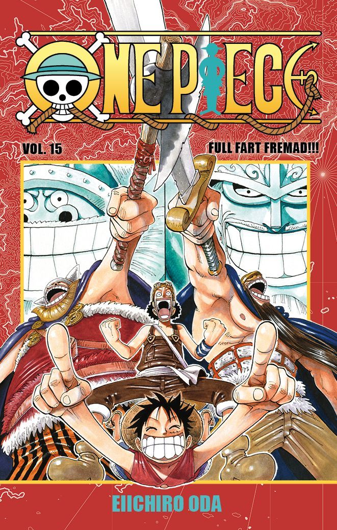 Forsidebilde av One piece. Volum 15. Stø kurs!