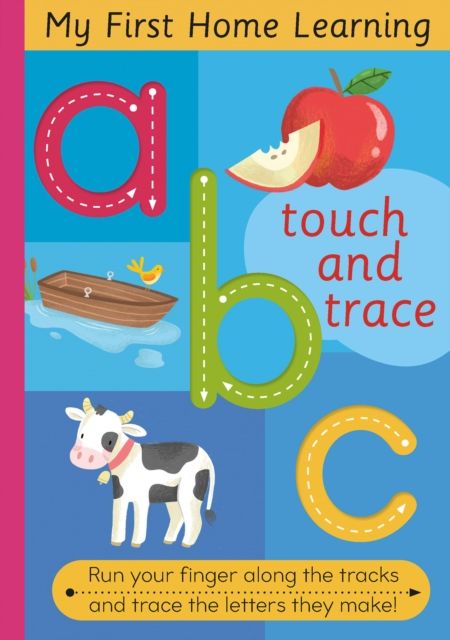 Touch and Trace ABC : Run your fingers along the tracks and trace the setters they make