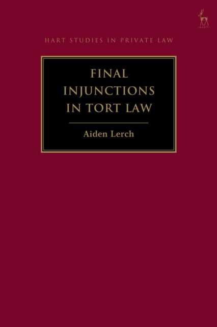 Final Injunctions in Tort Law
