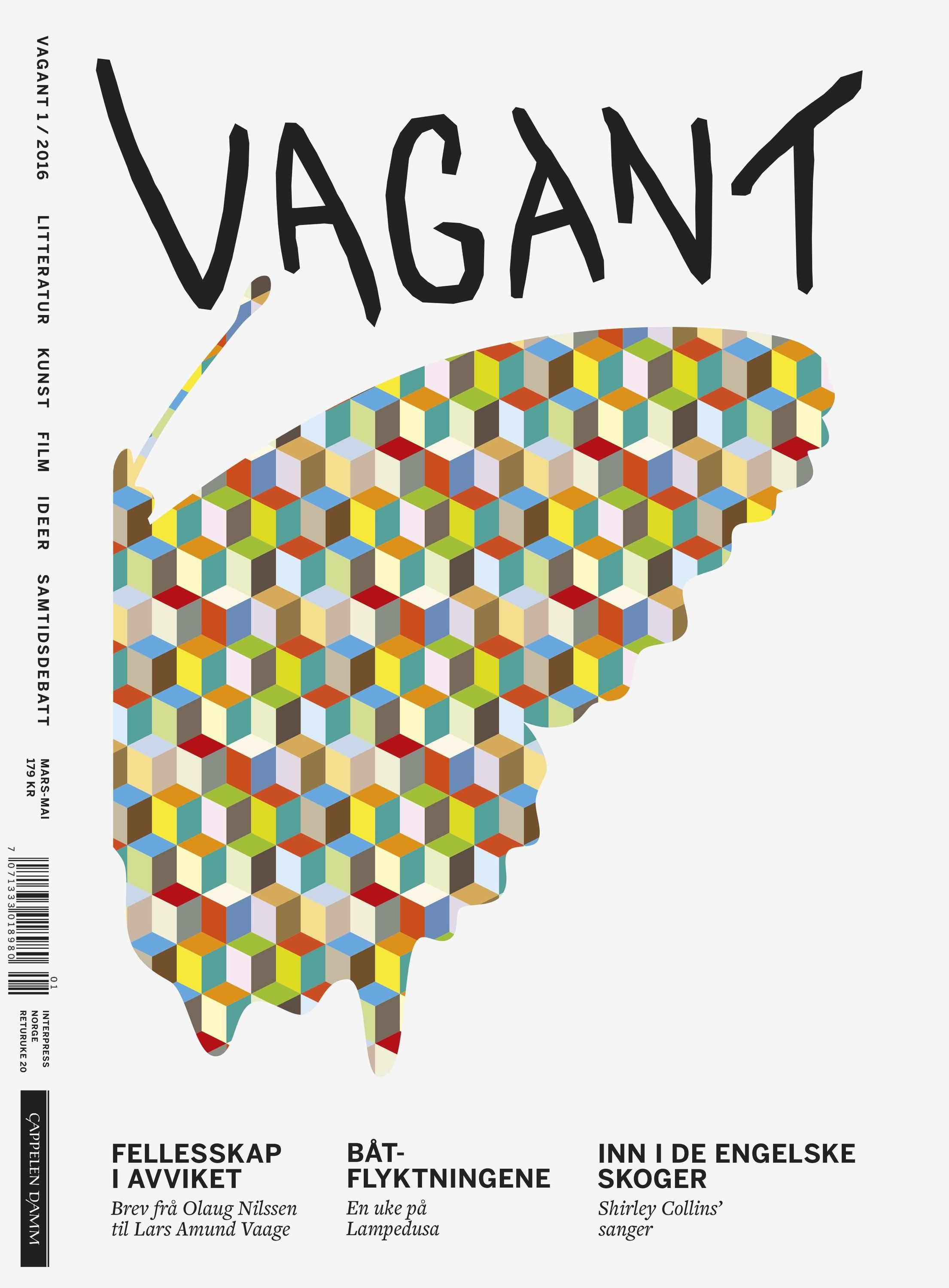 Vagant 1/2016 : litteratur, kunst, film, ideer, samtidsdebatt