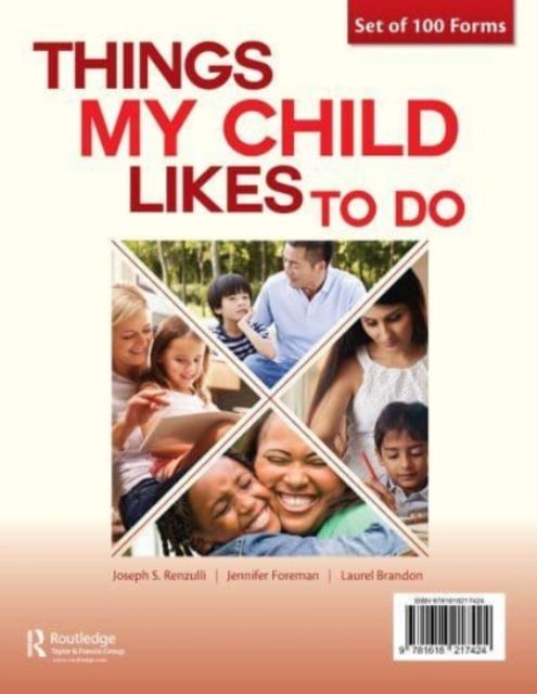 Things My Child Likes to Do Forms : Set of 100