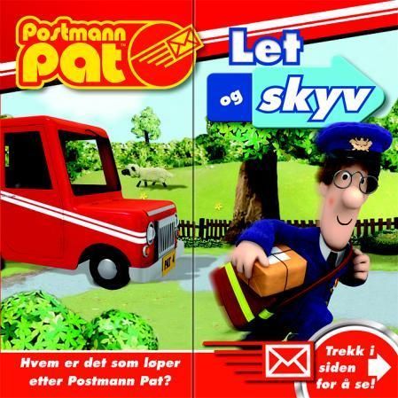 Let og skyv : hvem er det som løper etter Postmann Pat? : trekk i siden for å se!