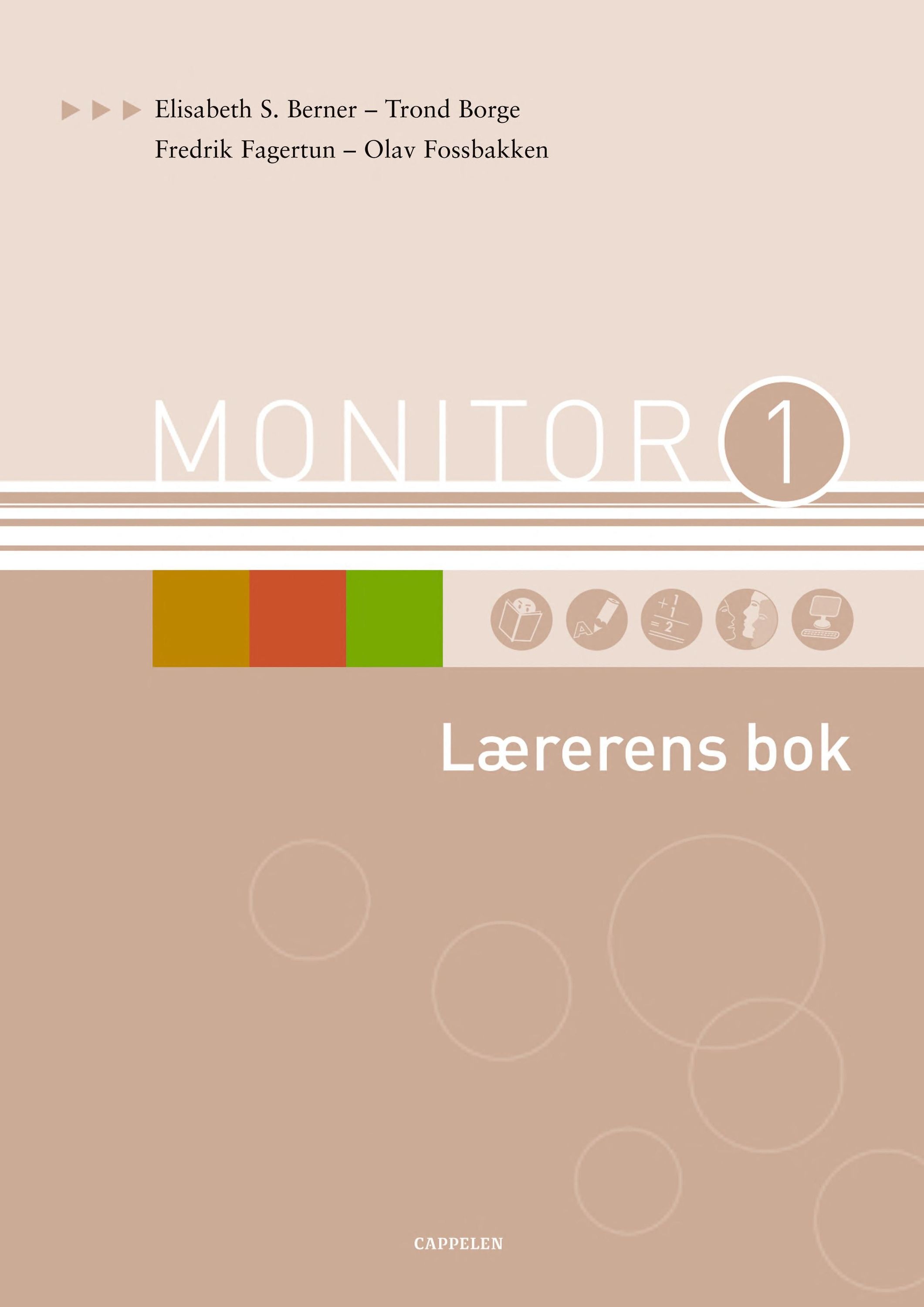 Forsidebilde av Monitor 1 : lærerens bok