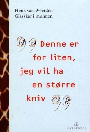 Glasskår i munnen