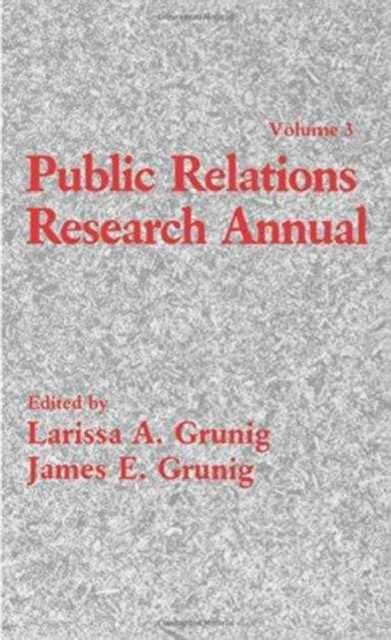 Public Relations Research Annual : Volume 3