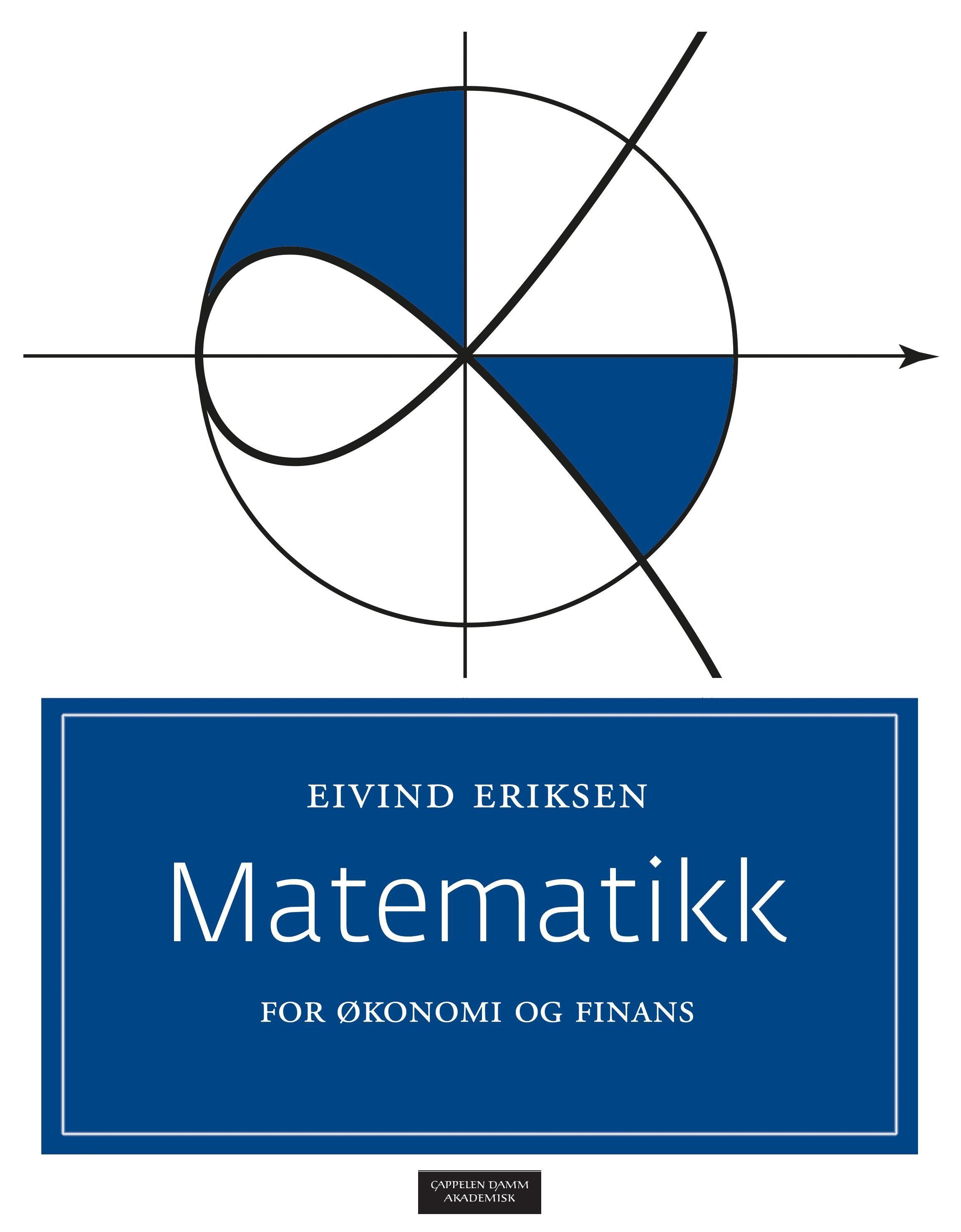 Forsidebilde av Matematikk for økonomi og finans
