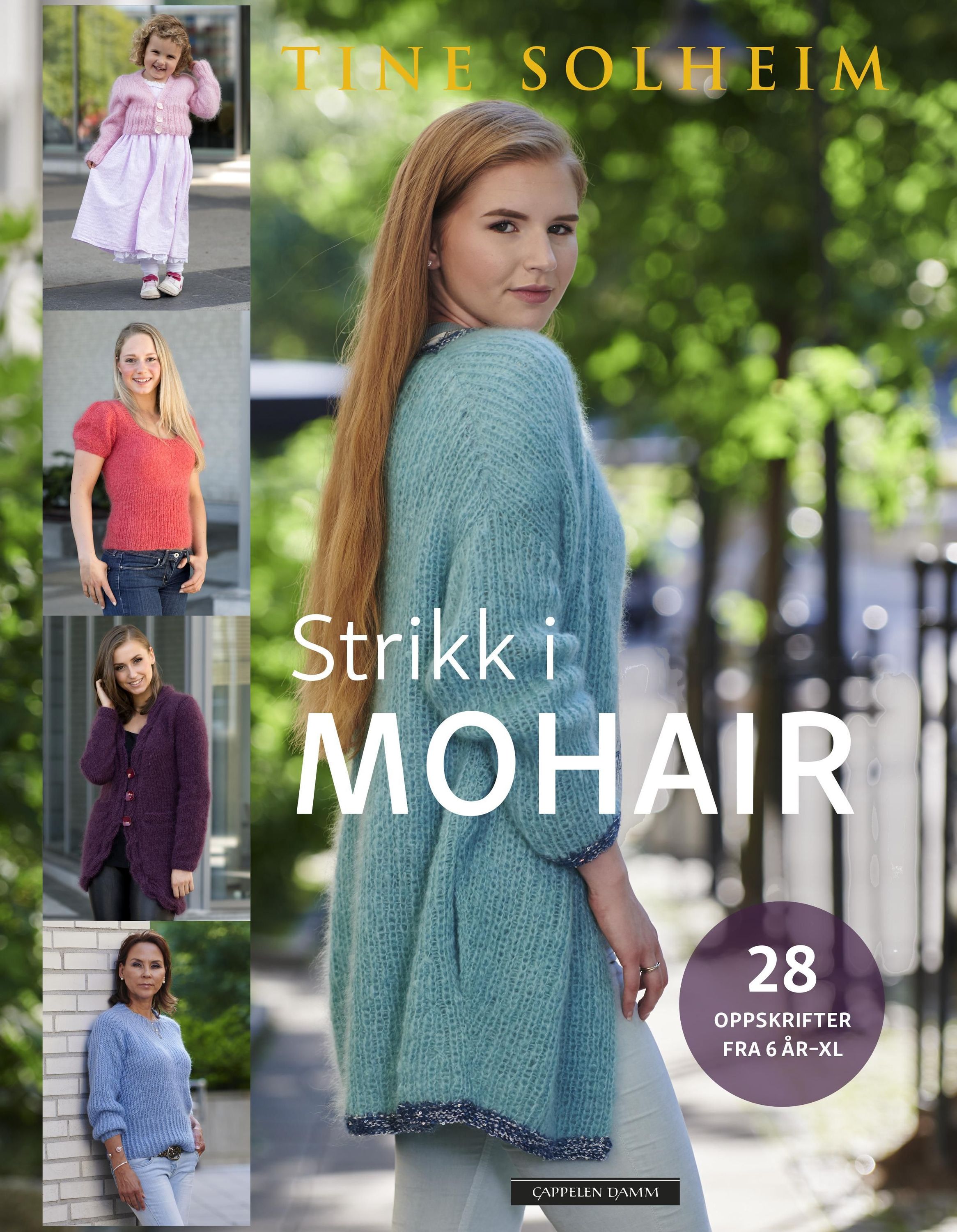 Strikk i mohair : 28 oppskrifter fra 6 år til XL