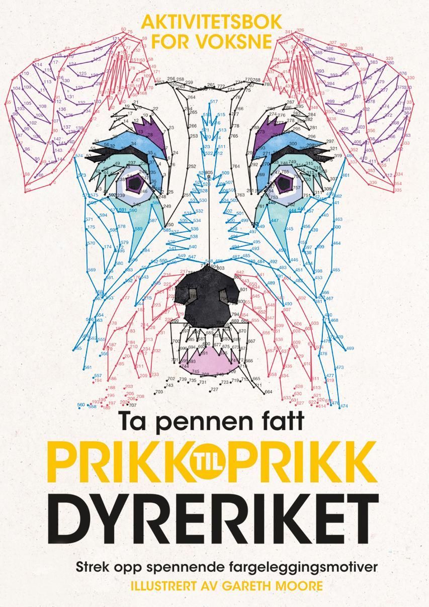 Prikk til prikk : dyreriket : aktivitetsbok for voksne