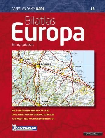 Bilatlas Europa : bil- og turistkart