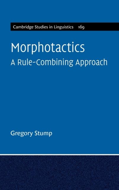 Morphotactics: Volume 169 : A Rule-Combining Approach