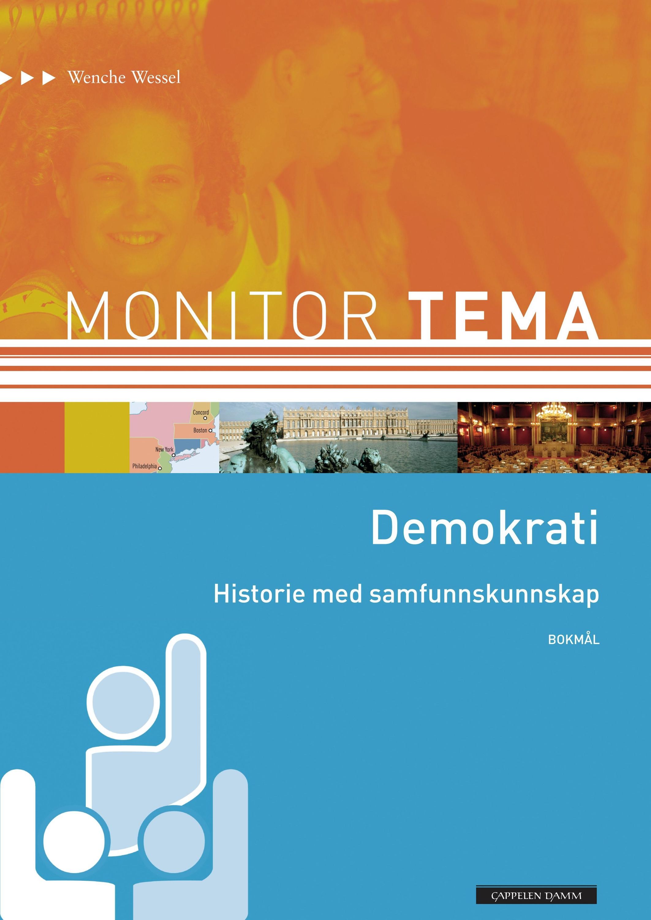Forsidebilde av Monitor tema : demokrati : historie med samfunnskunnskap