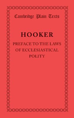 Preface to the Laws of Ecclesiastical Polity