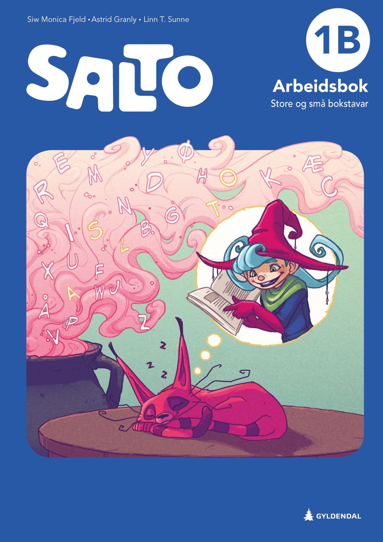 Salto 1B, 2. utg. : norsk for barnesteget. Arbeidsbok : store og små bokstavar