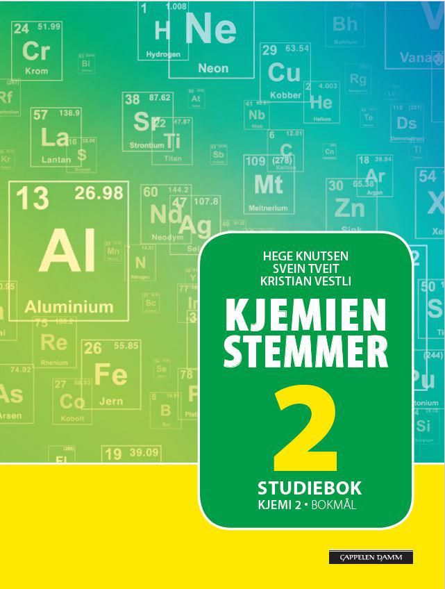 Kjemien stemmer 2 : kjemi 2 : studiebok