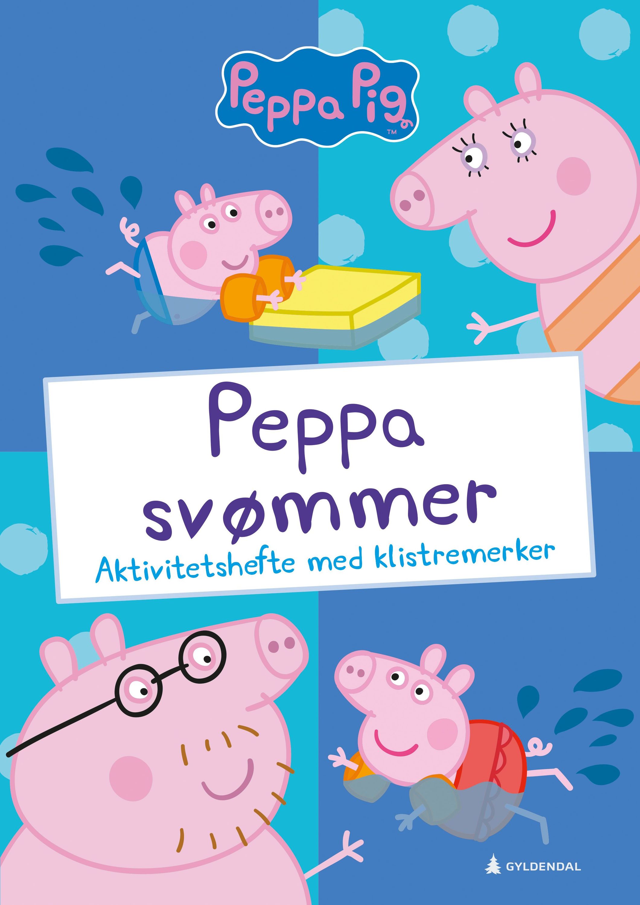 Peppa svømmer : aktivitetshefte med klistremerker