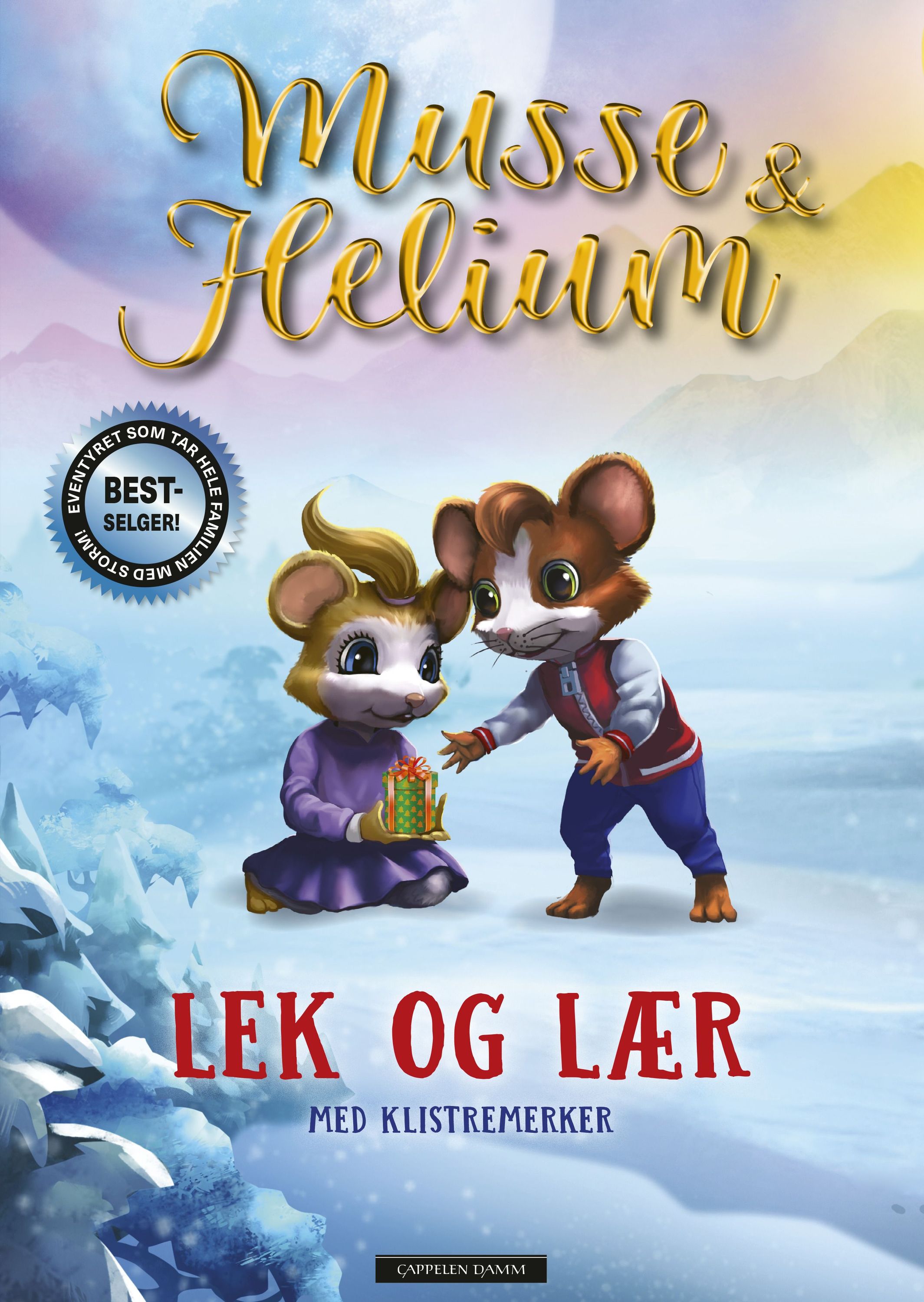 Musse & Helium : vinteraktivitetsbok med klistremerker