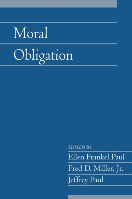 Moral Obligation: Volume 27, Part 2