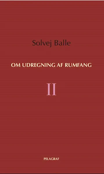 Forsidebilde av Om udregning af rumfang. II