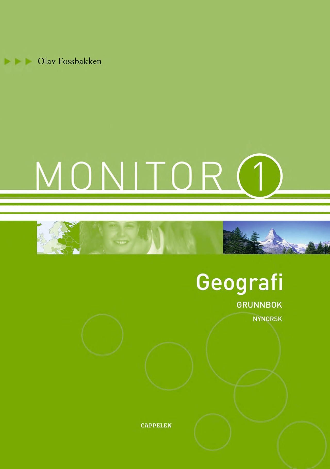 Forsidebilde av Monitor 1 : geografi : grunnbok
